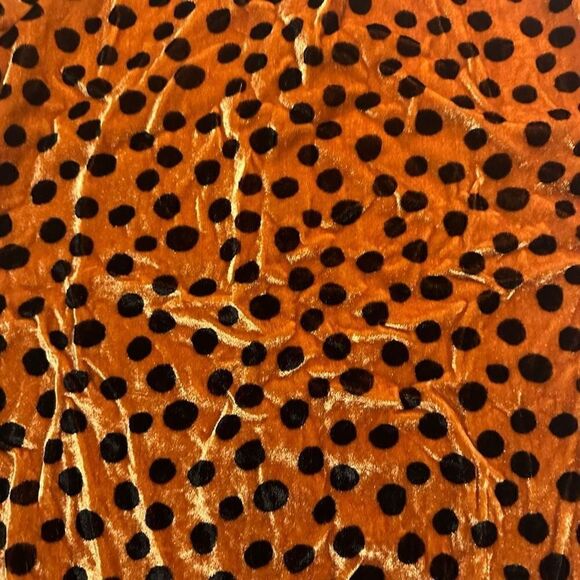 MADEWELL  Velvet Memento Ruffle Sleeve Top in Leopard Dot xs - Picture 3 of 9